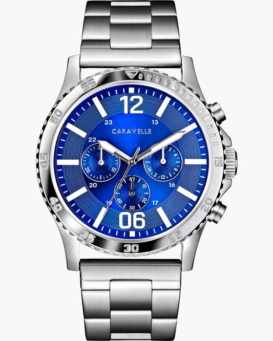 Caravelle Sport Blue Dial Men's Watch
