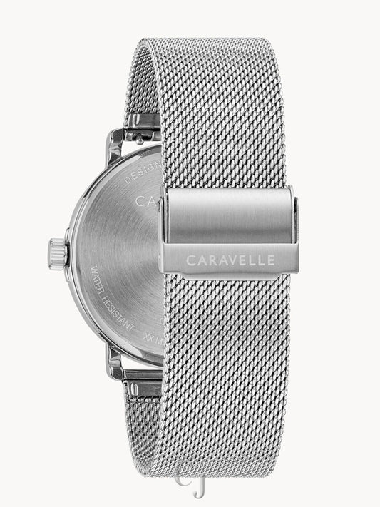 Caravelle Min Max Blue Dial Men's Watch