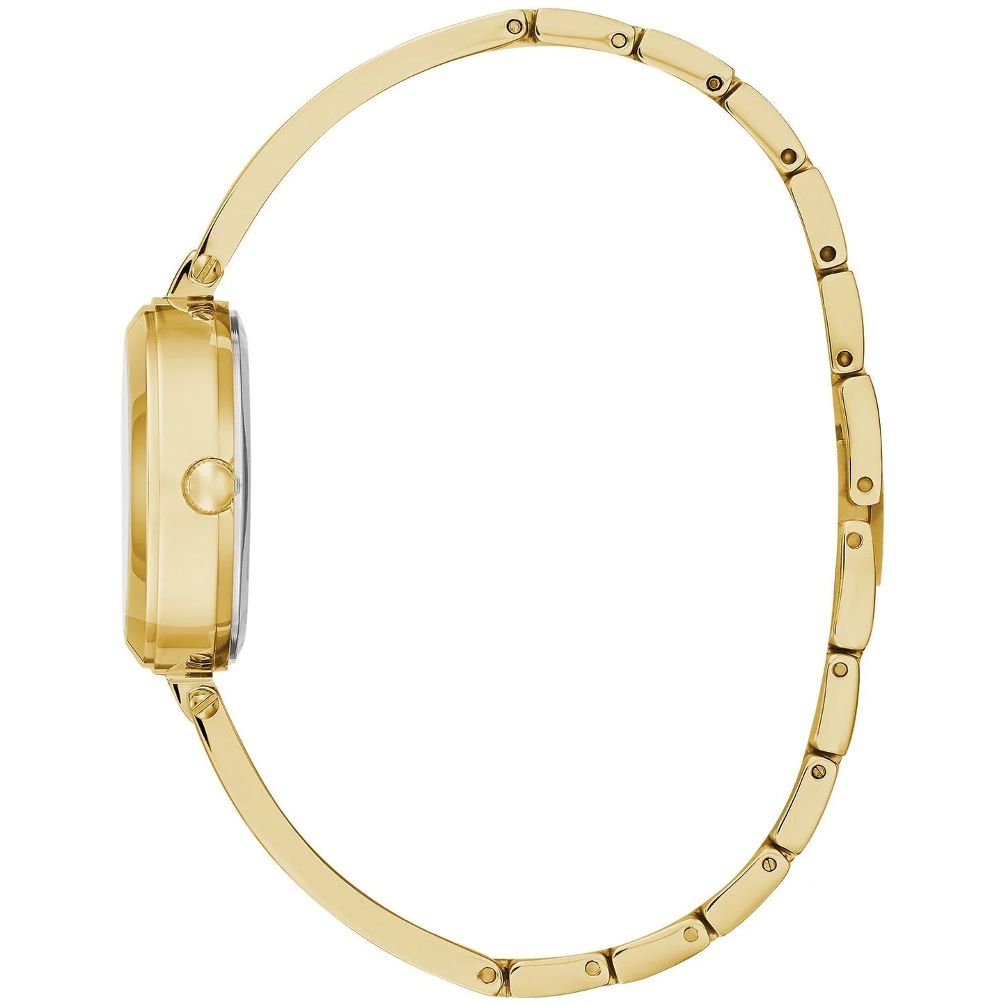 Caravelle Gold-Tone Ladies Watch & Bangle Set