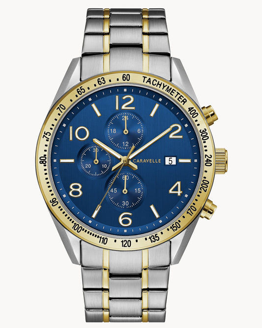 Caravelle Sport Blue Dial  Men's Watch