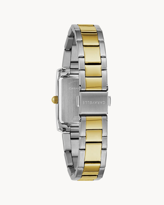 Caravelle Two-tone Ladies Dress Watch