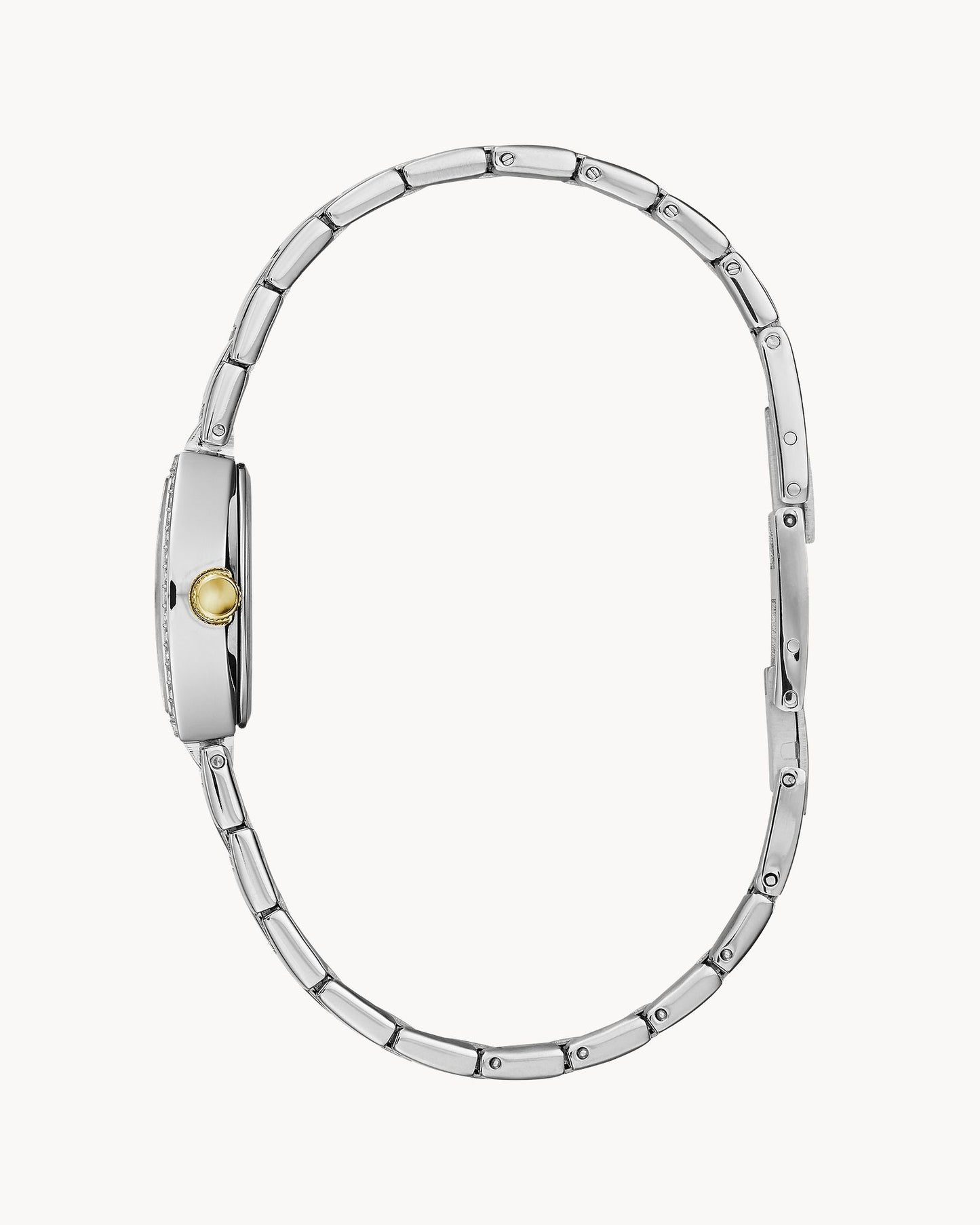 Caravelle Crystal Two-Tone Women's Dress Watch