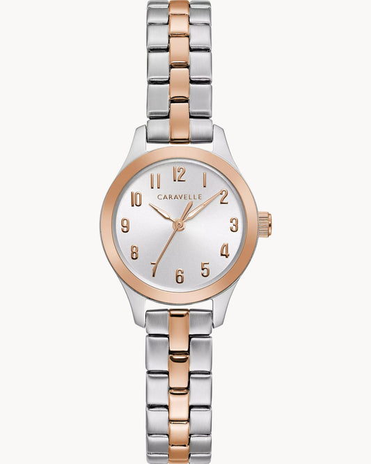 Caravelle Traditional Two-Tone Ladies Watch