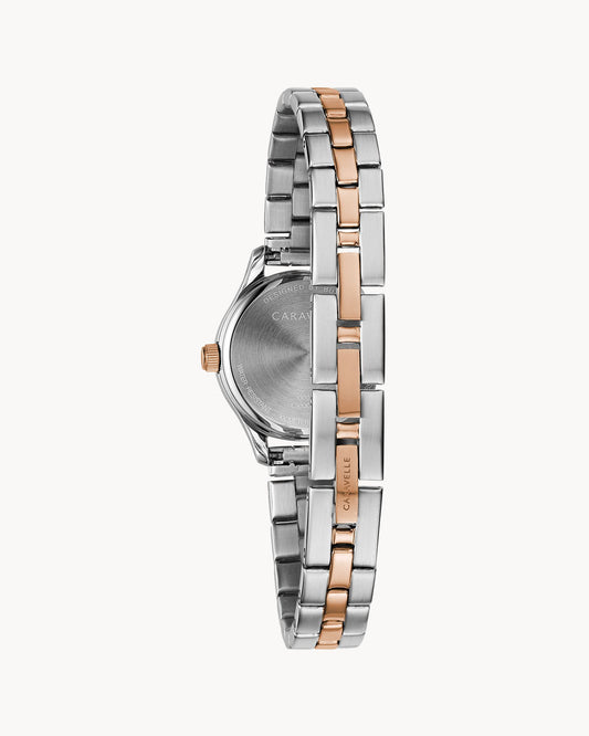 Caravelle Traditional Two-Tone Ladies Watch