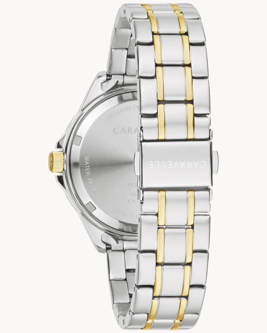 Caravelle Aqualuxx Silver-tone Men's Watch