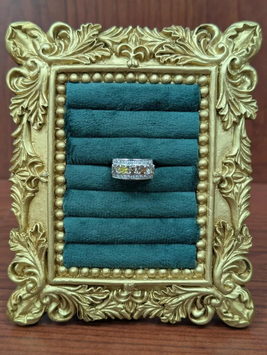 1.95 CT.T.W Multi-Color Diamond Ring in 14k White Gold