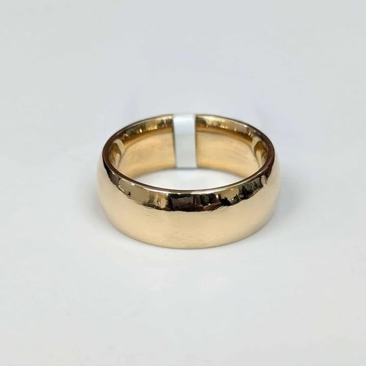 7mm Men's Comfort Fit Gold Band
