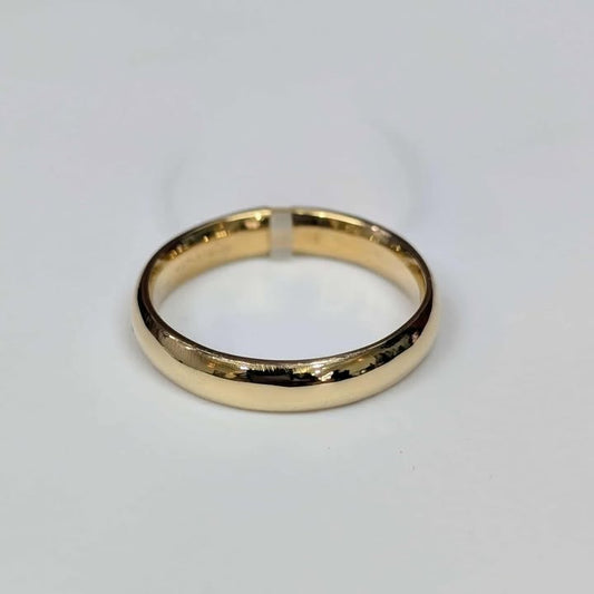 4mm Comfort Fit Gold Band
