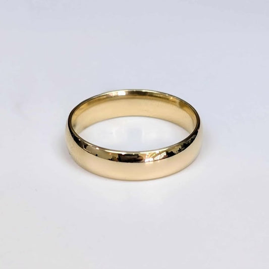 5mm 14k Comfort Fit Gold Band