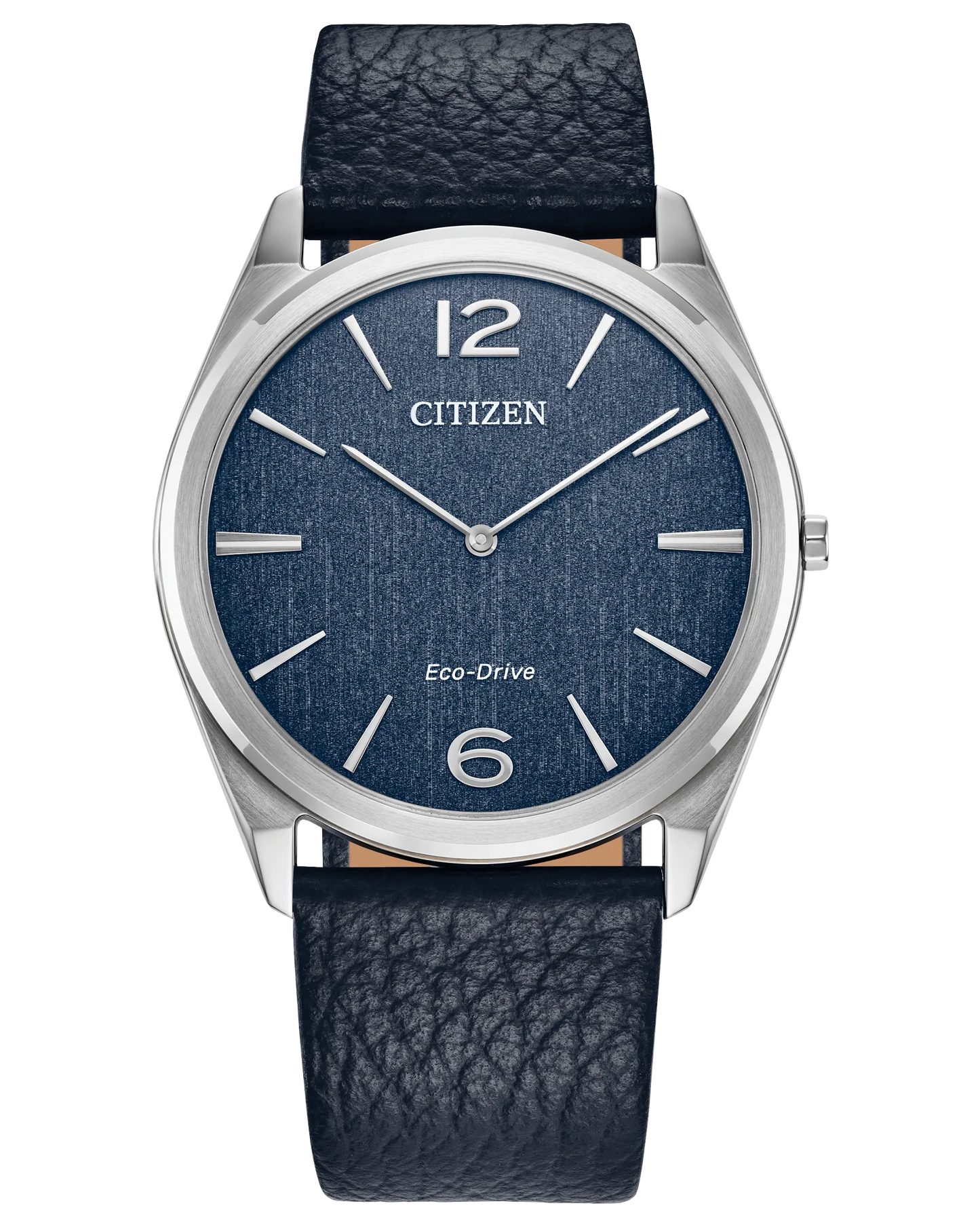 CITIZEN Eco-Drive Suratto Blue Dial Leather Strap Men's Watch