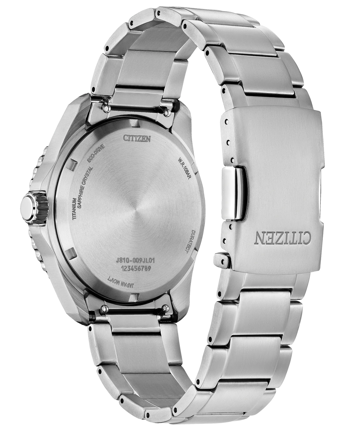 CITIZEN Eco-Drive Brycen Black Dial Super Titanium Men's Watch