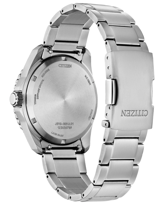 CITIZEN Eco-Drive Brycen Black Dial Super Titanium Men's Watch