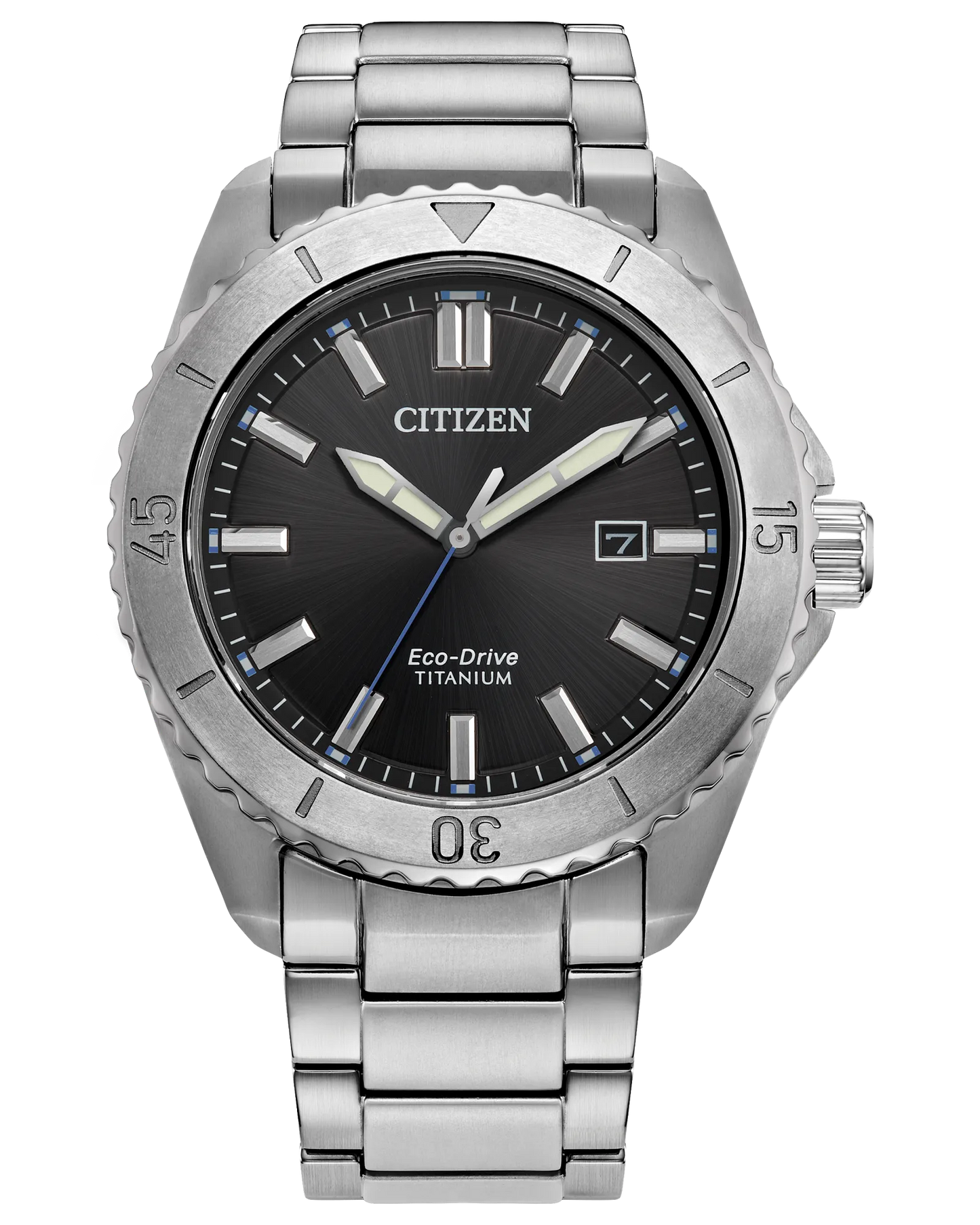 CITIZEN Eco-Drive Brycen Black Dial Super Titanium Men's Watch