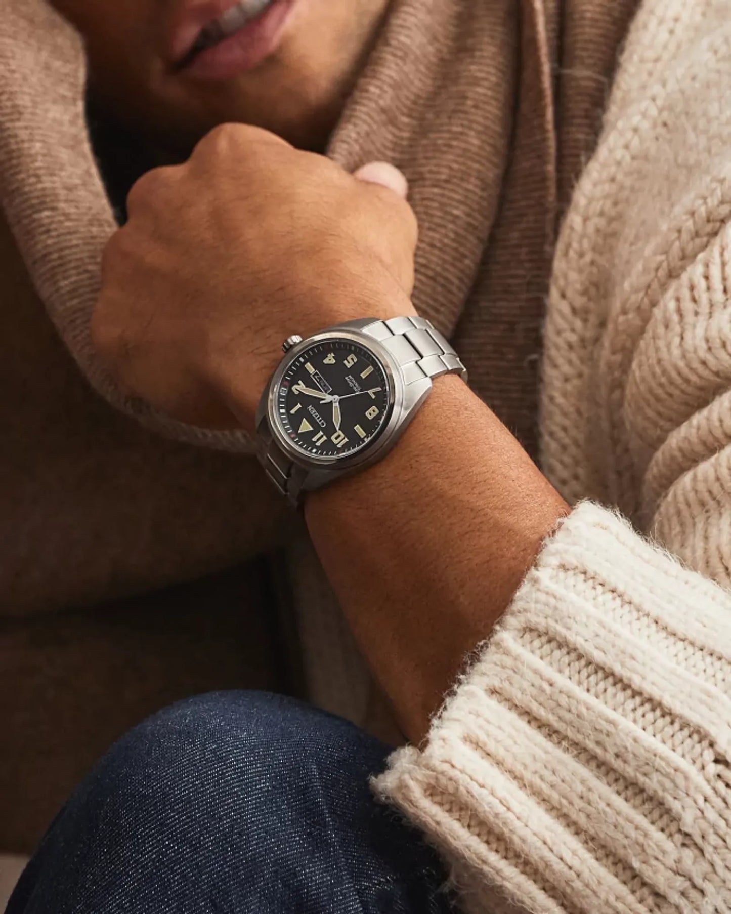 CITIZEN Eco-Drive Garrison Super Titanium Men's Watch