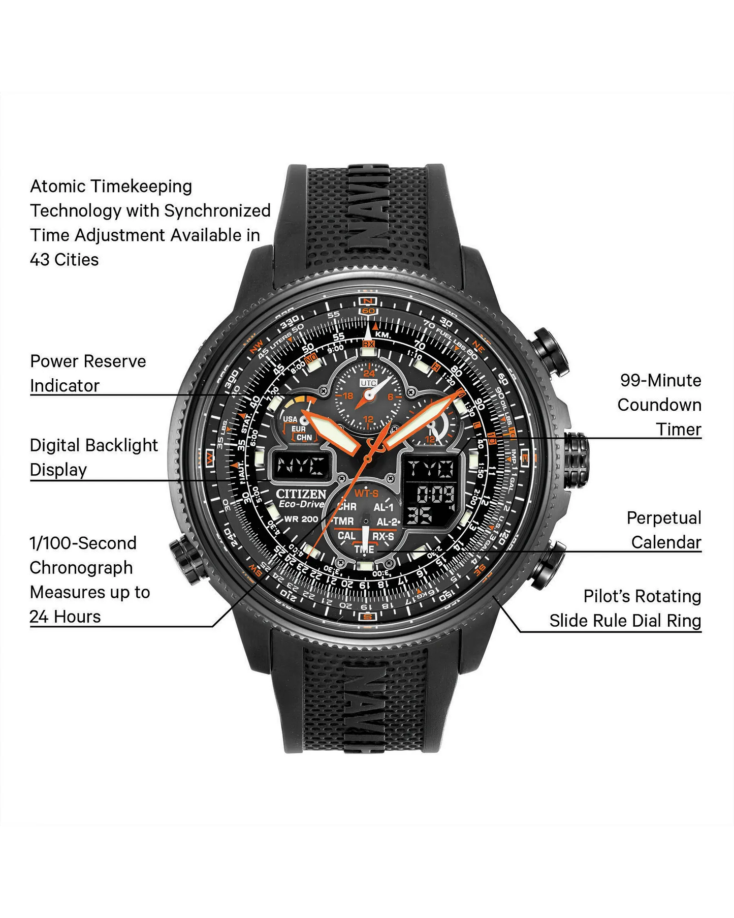 CITIZEN Eco-Drive Promaster Navihawk A-T Men's Watch