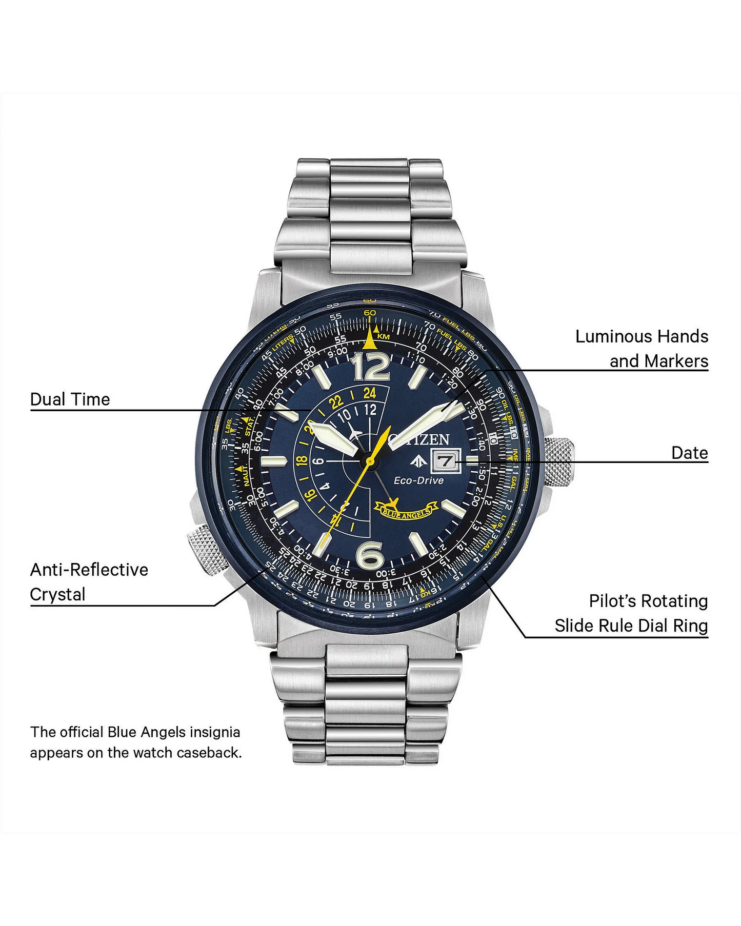 CITIZEN Eco-Drive Blue Angels Promaster Nighthawk