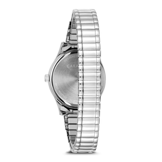 Caravelle Silver-Tone Traditional Expandable Band Ladies Watch