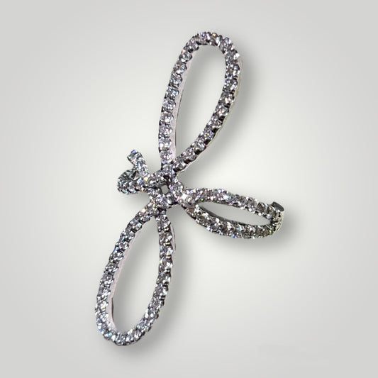 Infinity Diamond Ring in 14k White Gold - Q&T Jewelry