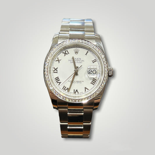 Rolex Watch with Diamond Bezel - Q&T Jewelry