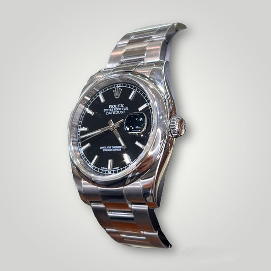 36mm Stainless Steel DateJust Rolex - Q&T Jewelry