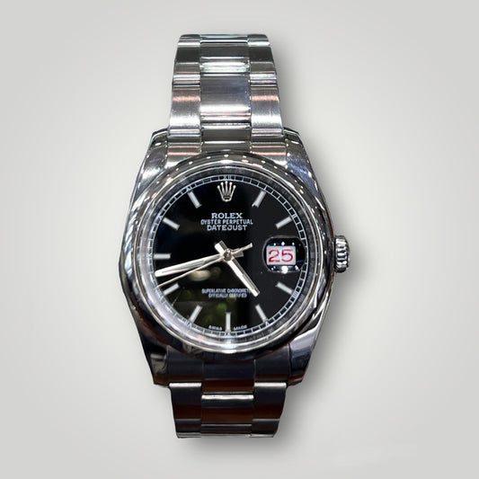 36mm Stainless Steel DateJust Rolex - Q&T Jewelry