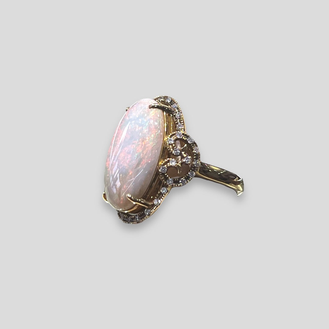 Vintage Style Opal Ring