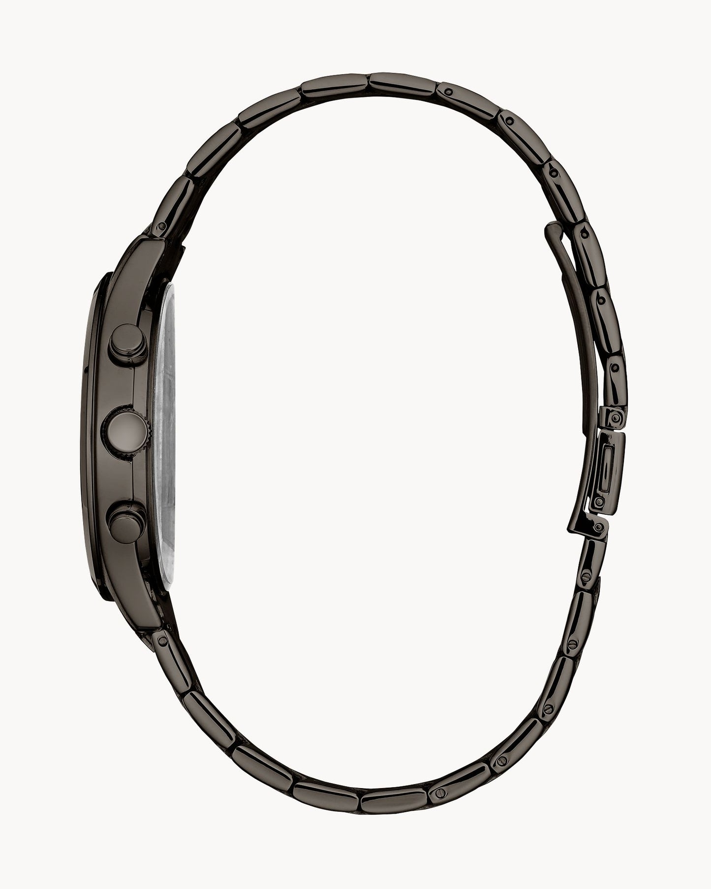 Caravelle Dress Gunmetal & Black Men's Watch