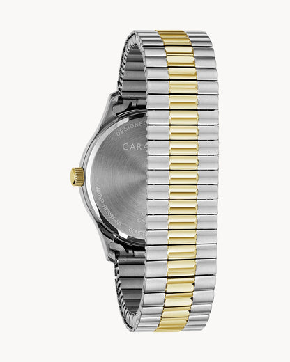 Caravelle White Dial Expansion Traditional Men's Watch