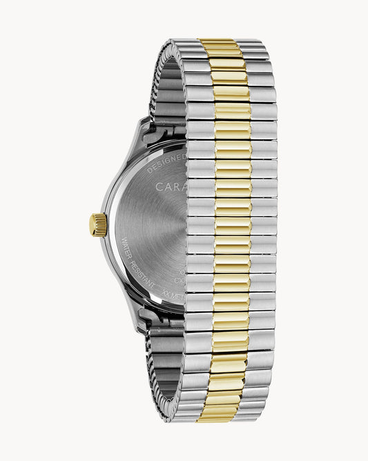 Caravelle White Dial Expansion Traditional Men's Watch