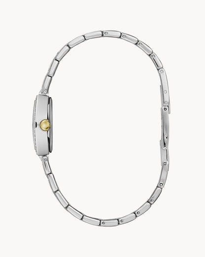 Caravelle Crystal Two-Tone Women's Dress Watch