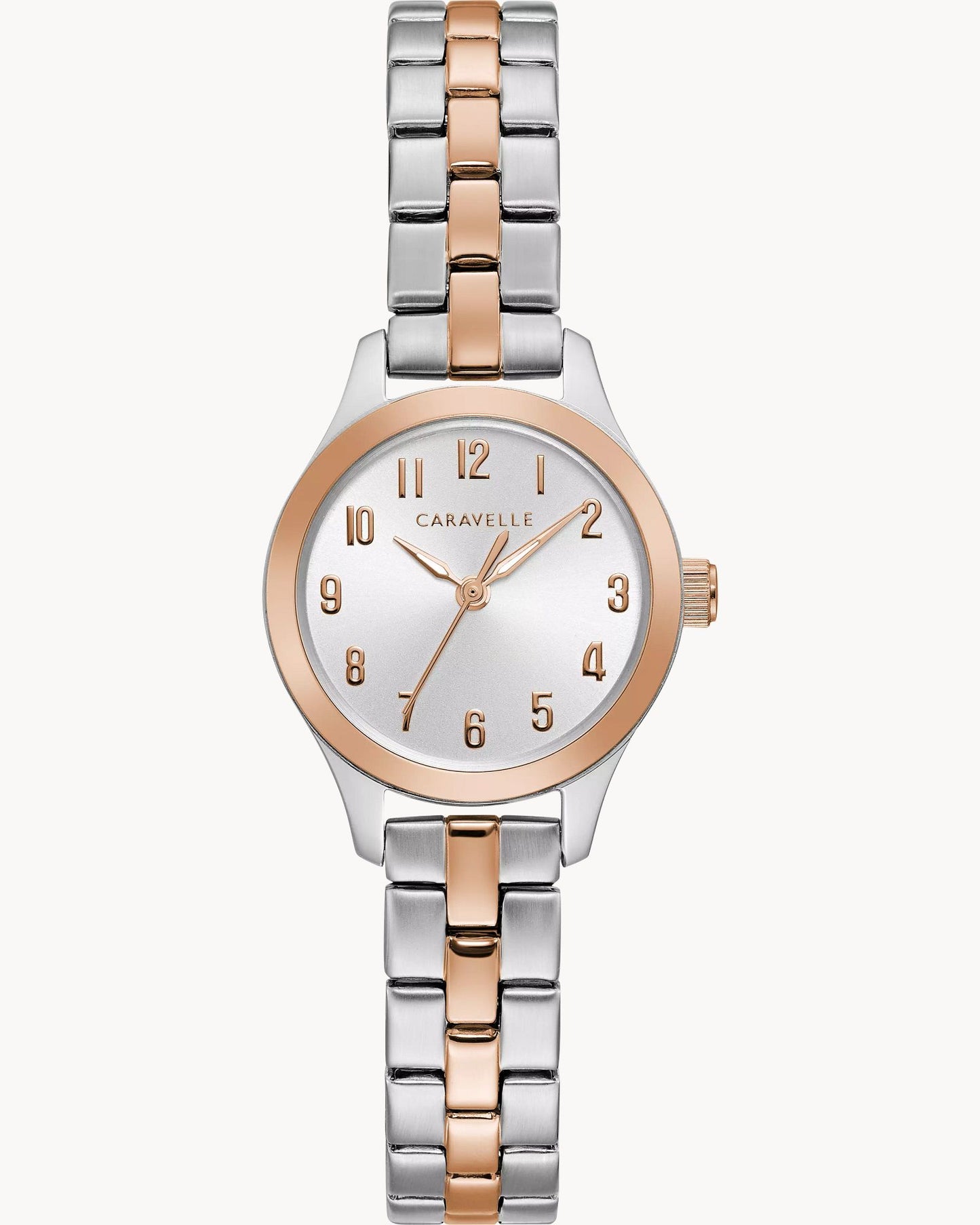 Caravelle Traditional Two-Tone Ladies Watch