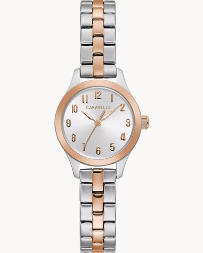 Caravelle Traditional Two-Tone Ladies Watch