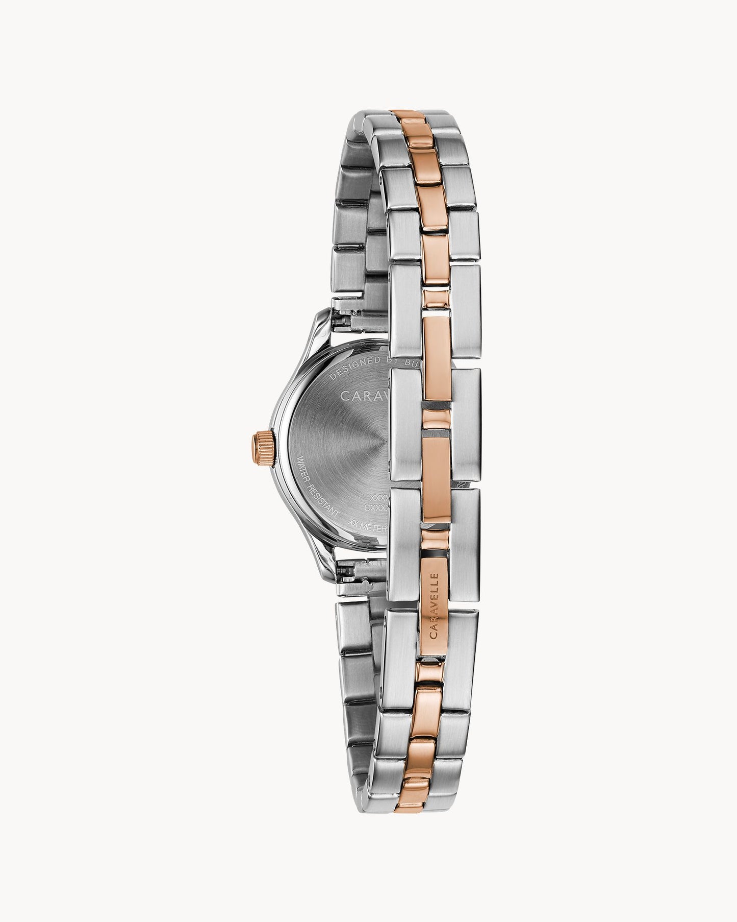 Caravelle Traditional Two-Tone Ladies Watch