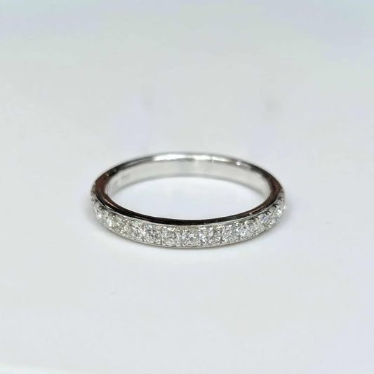 0.50 CT.T.W. Diamond Band in 18K White Gold