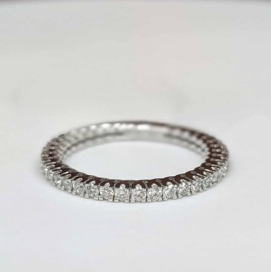 0.75 CT.T.W. Diamond Eternity Band in 14k White Gold