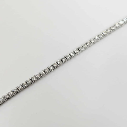 1.00 CT.T.W Diamond Tennis Bracelet in 14k White Gold