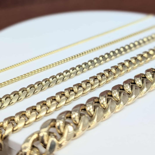Miami Cuban Chains in 10k & 14k Gold