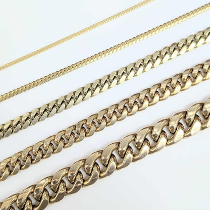 Miami Cuban Chains in 10k & 14k Gold