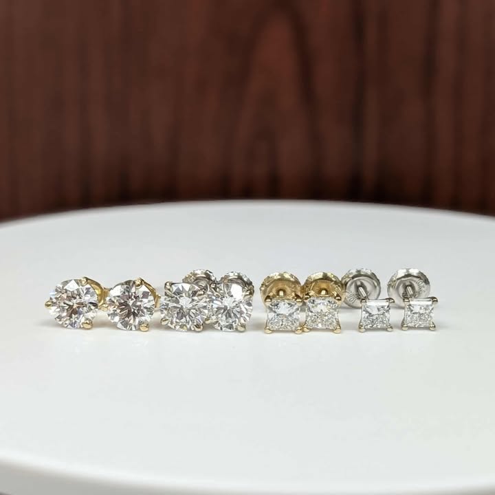 Lab Created Diamond Studs