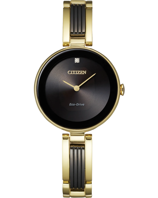 CITIZEN Eco-Drive Axiom Black Dial Ladies Watch