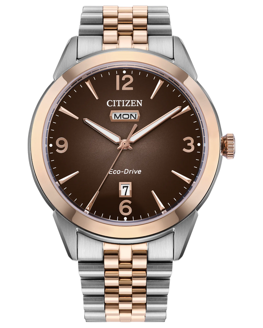 CITIZEN Eco-Drive Rolan Brown Dial Men's Watch