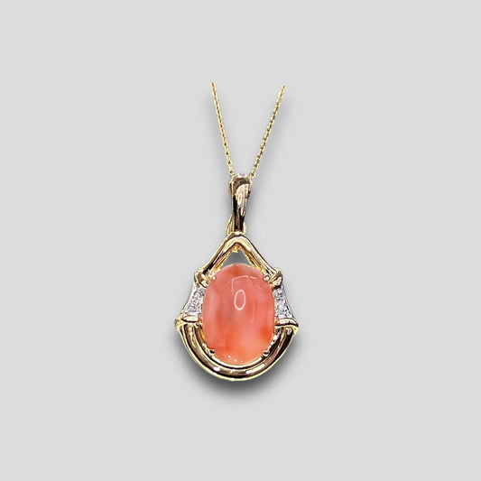 Salmon Coral Necklace