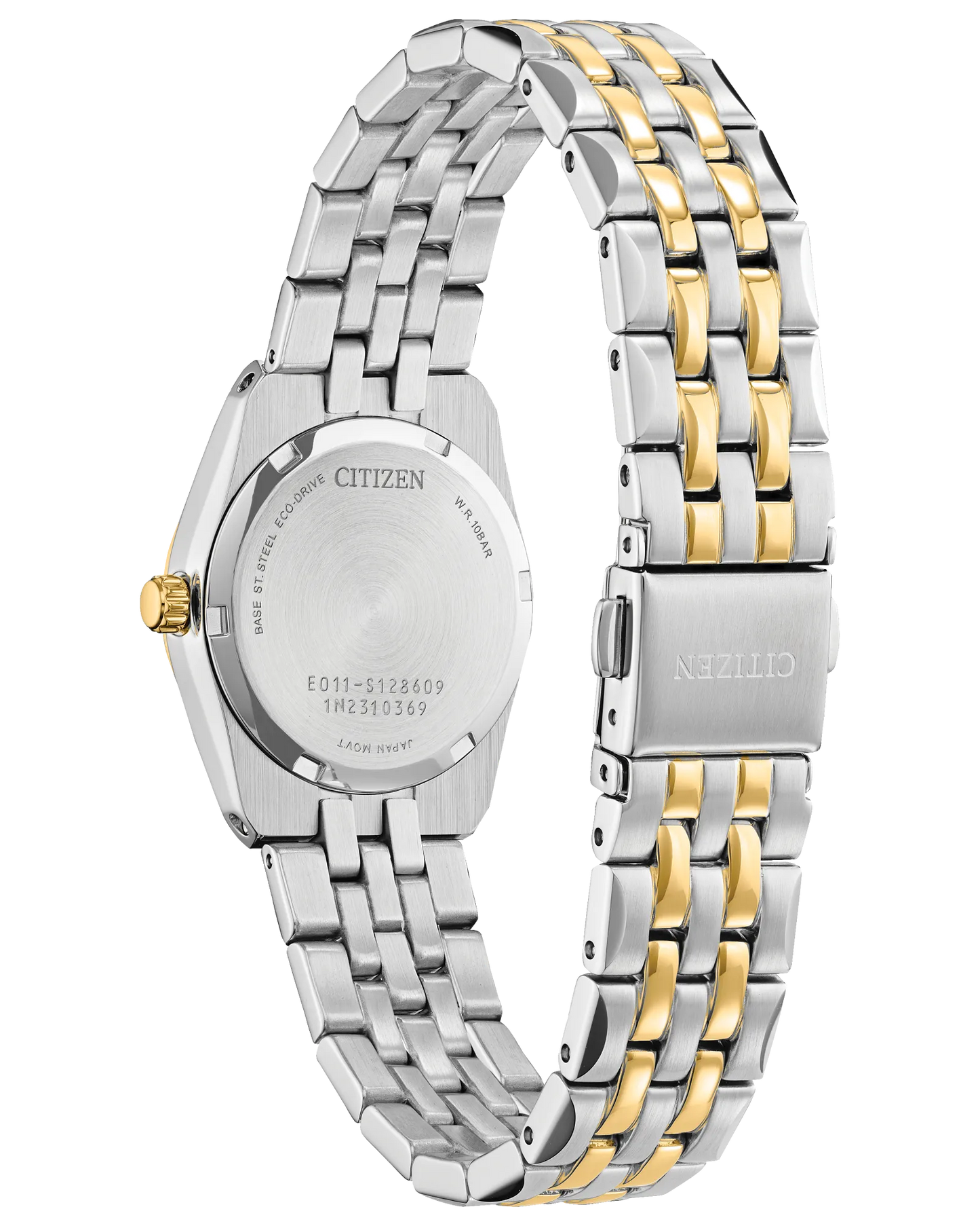 CITIZEN Eco-Drive Corso White Dial Two-tone Ladies Watch