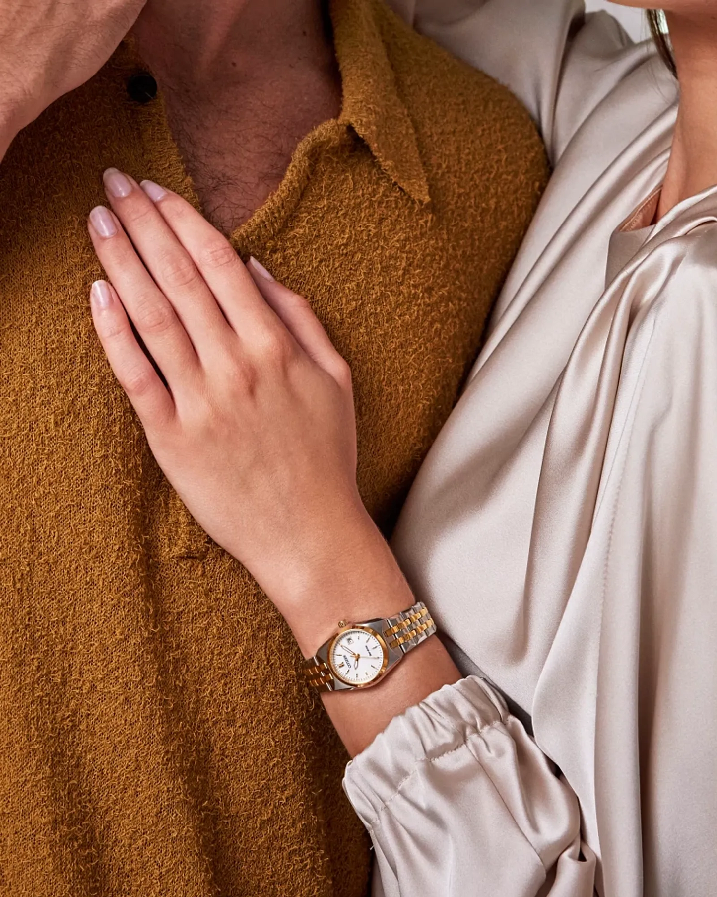 CITIZEN Eco-Drive Corso White Dial Two-tone Ladies Watch