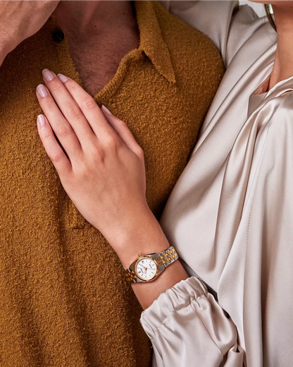 CITIZEN Eco-Drive Corso White Dial Two-tone Ladies Watch