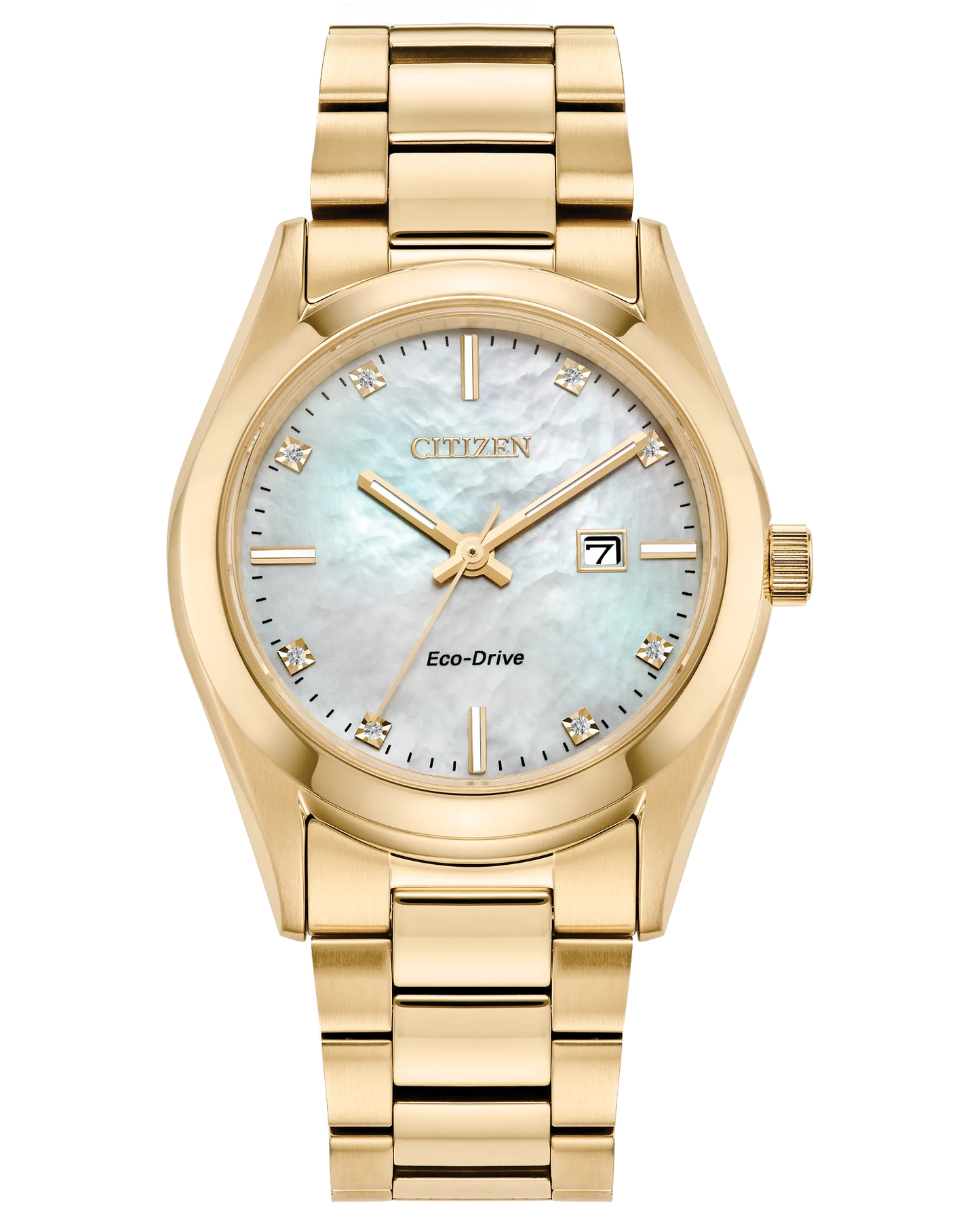 CITIZEN Eco-Drive Sport Luxury Mother-of-Pearl Ladies Watch