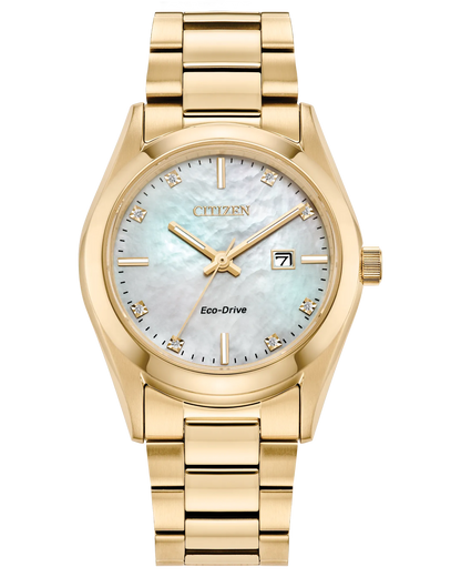 CITIZEN Eco-Drive Sport Luxury Mother-of-Pearl Ladies Watch