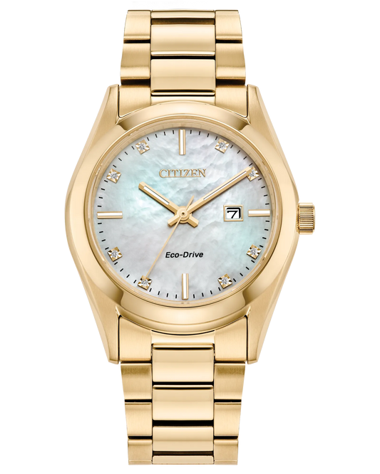 CITIZEN Eco-Drive Sport Luxury Mother-of-Pearl Ladies Watch