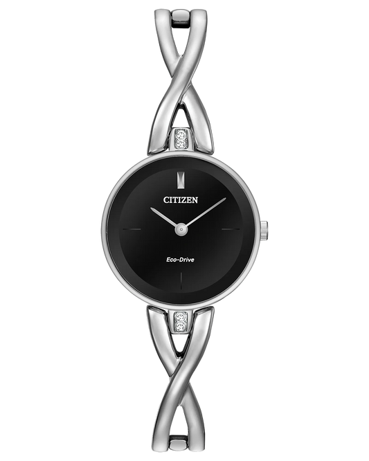 CITIZEN Eco-Drive Axiom Black Dial Ladies Watch