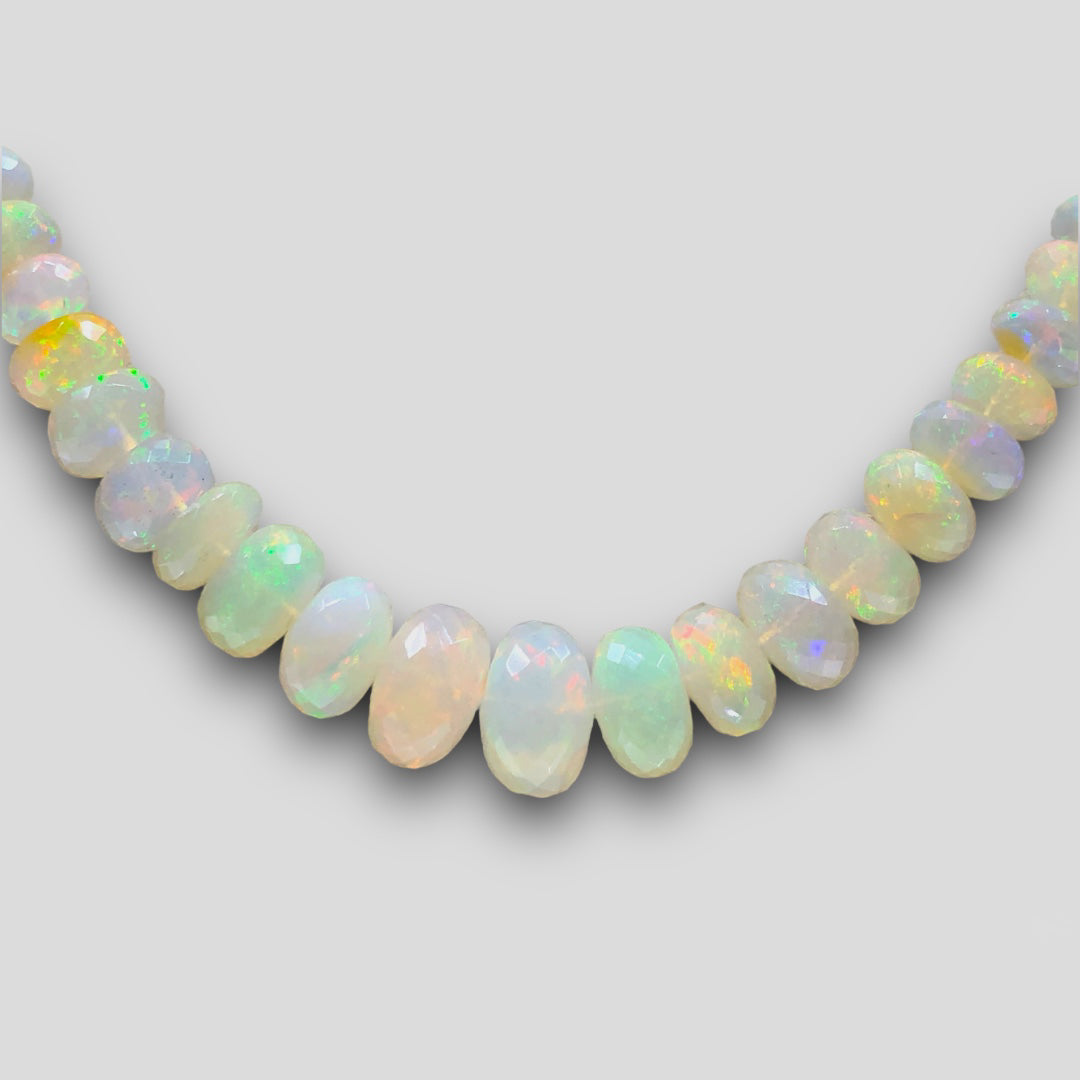 Ethiopian Opal Necklace - Q&T Jewelry